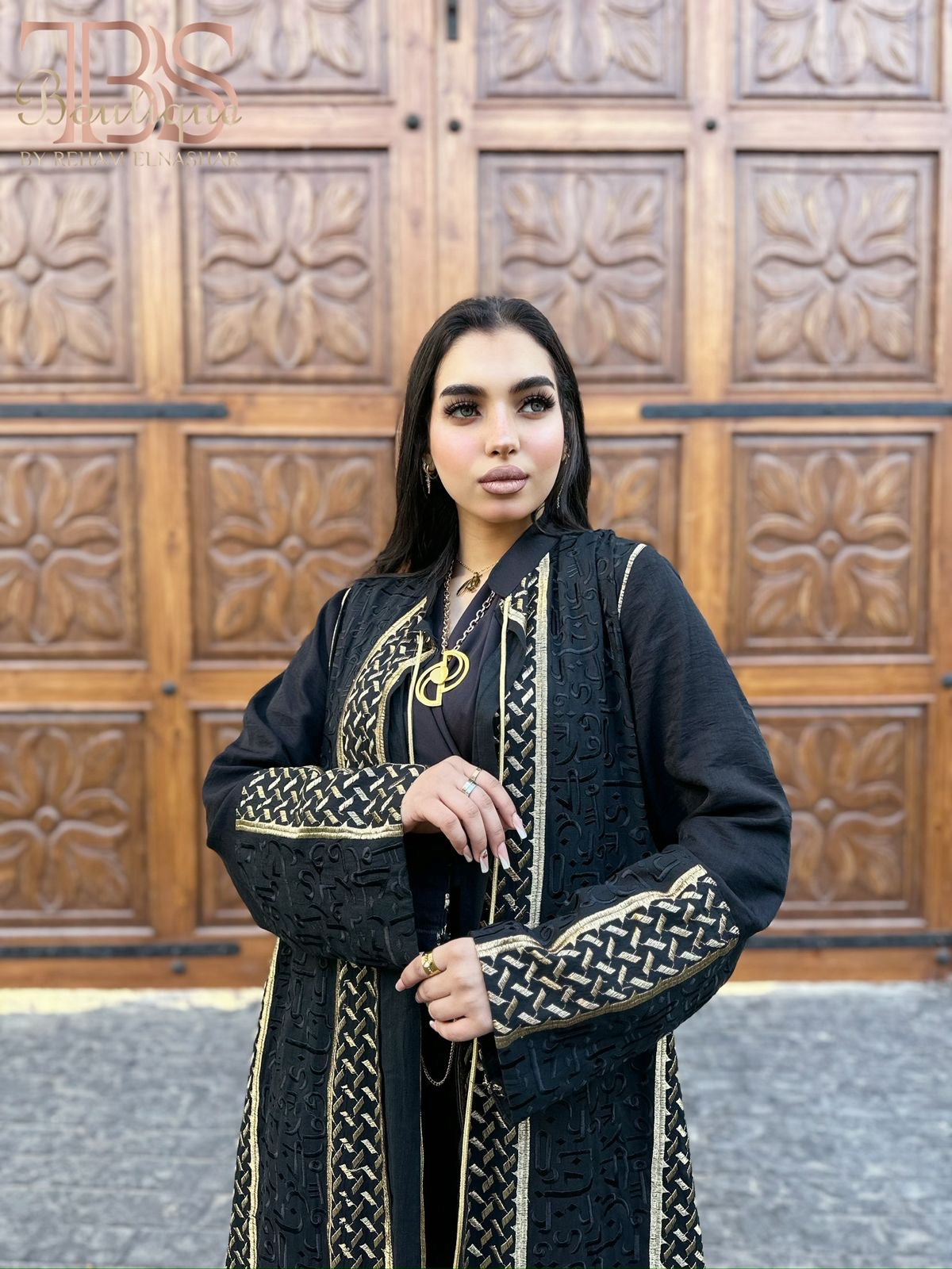 Gold & Black Kaftan
