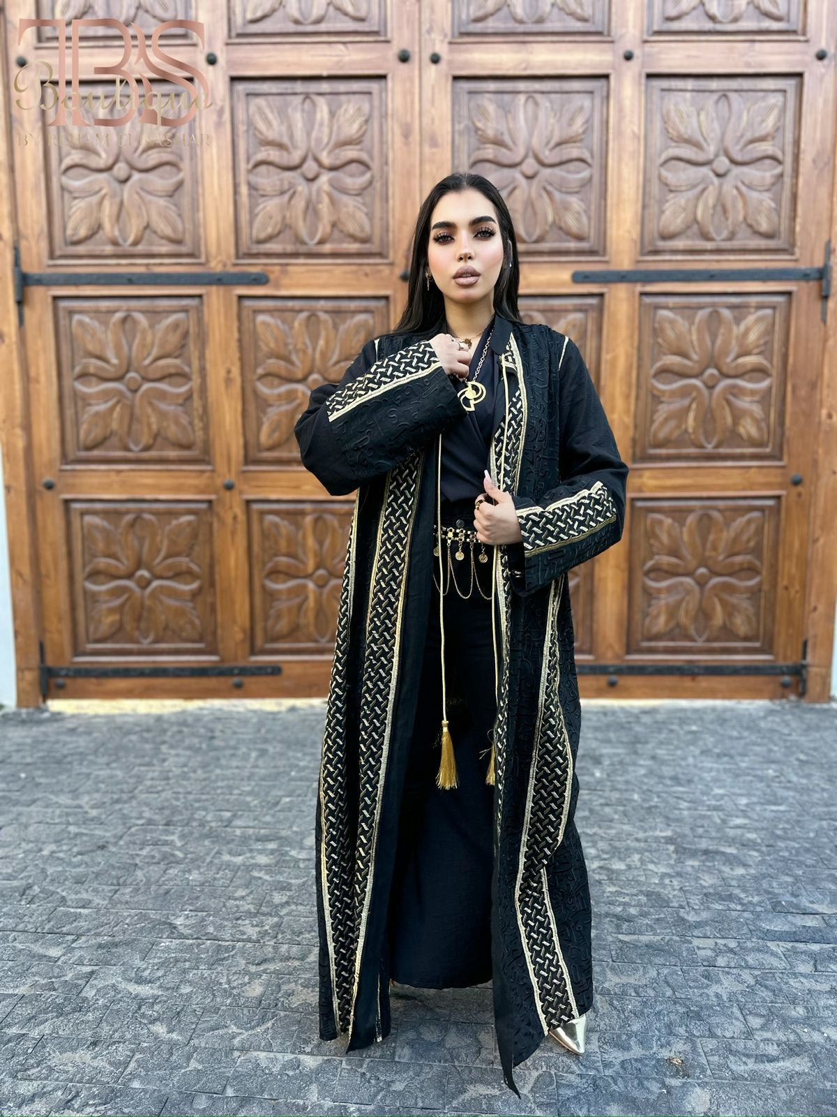 Gold & Black Kaftan
