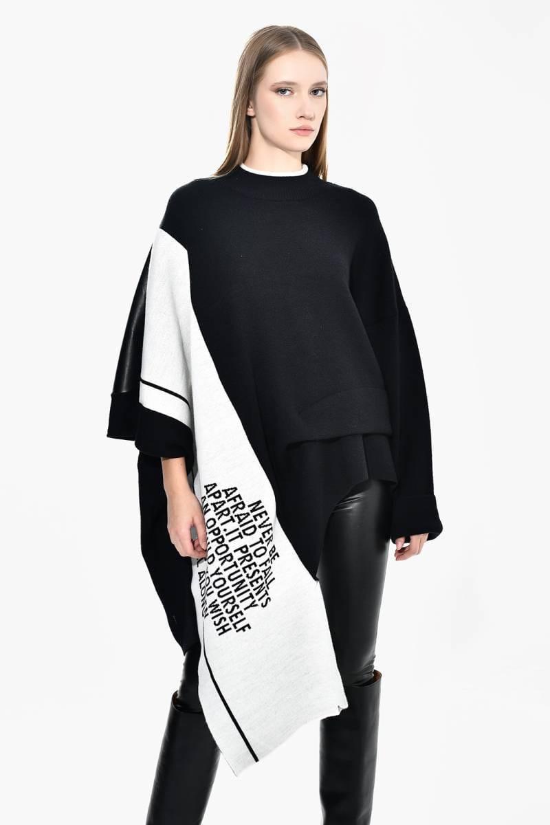 Black & White Blouse