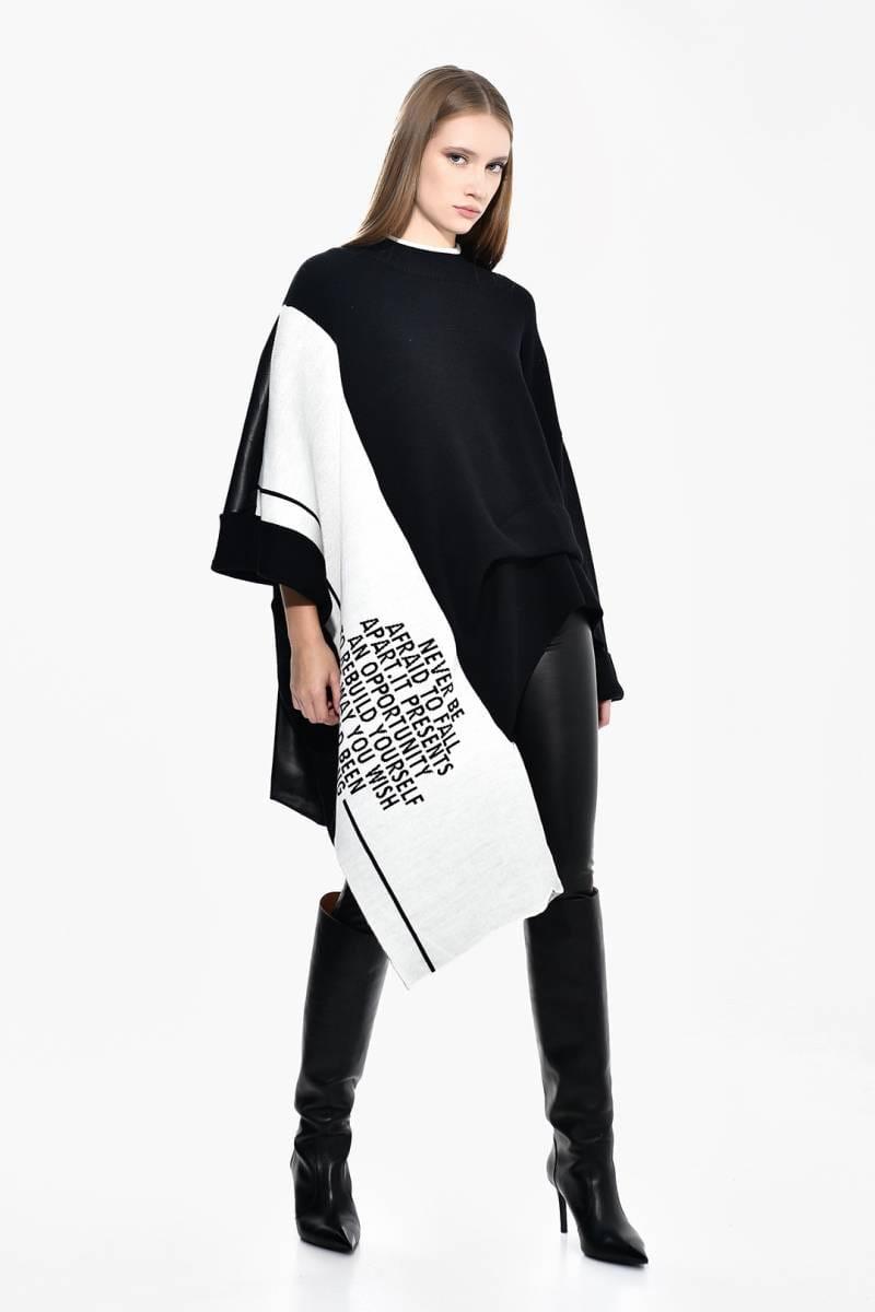 Black & White Blouse