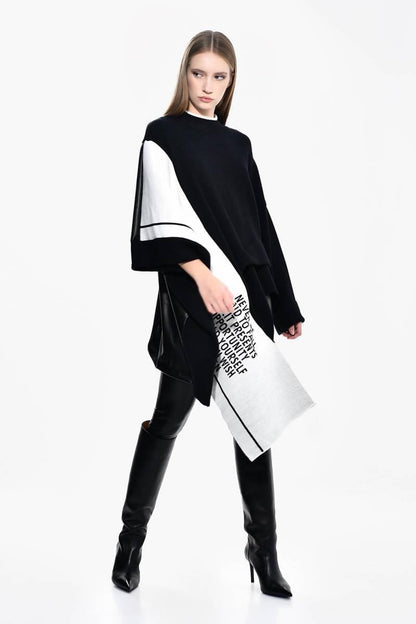 Black & White Blouse