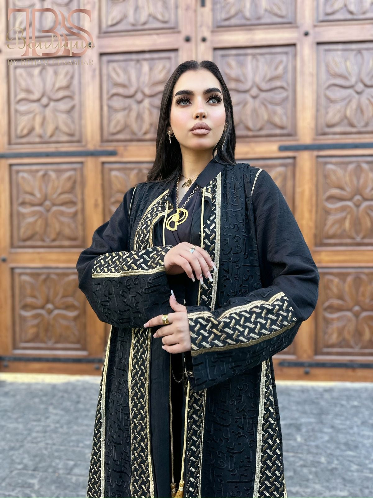 Gold & Black Kaftan
